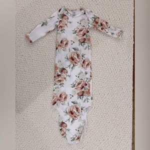 littlemissdessa floral knotted gown